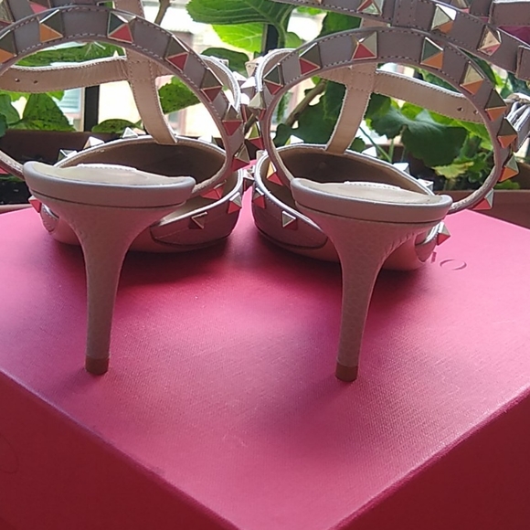 Valentino Rockstud Studded Strappy Heels - Picture 6 of 7